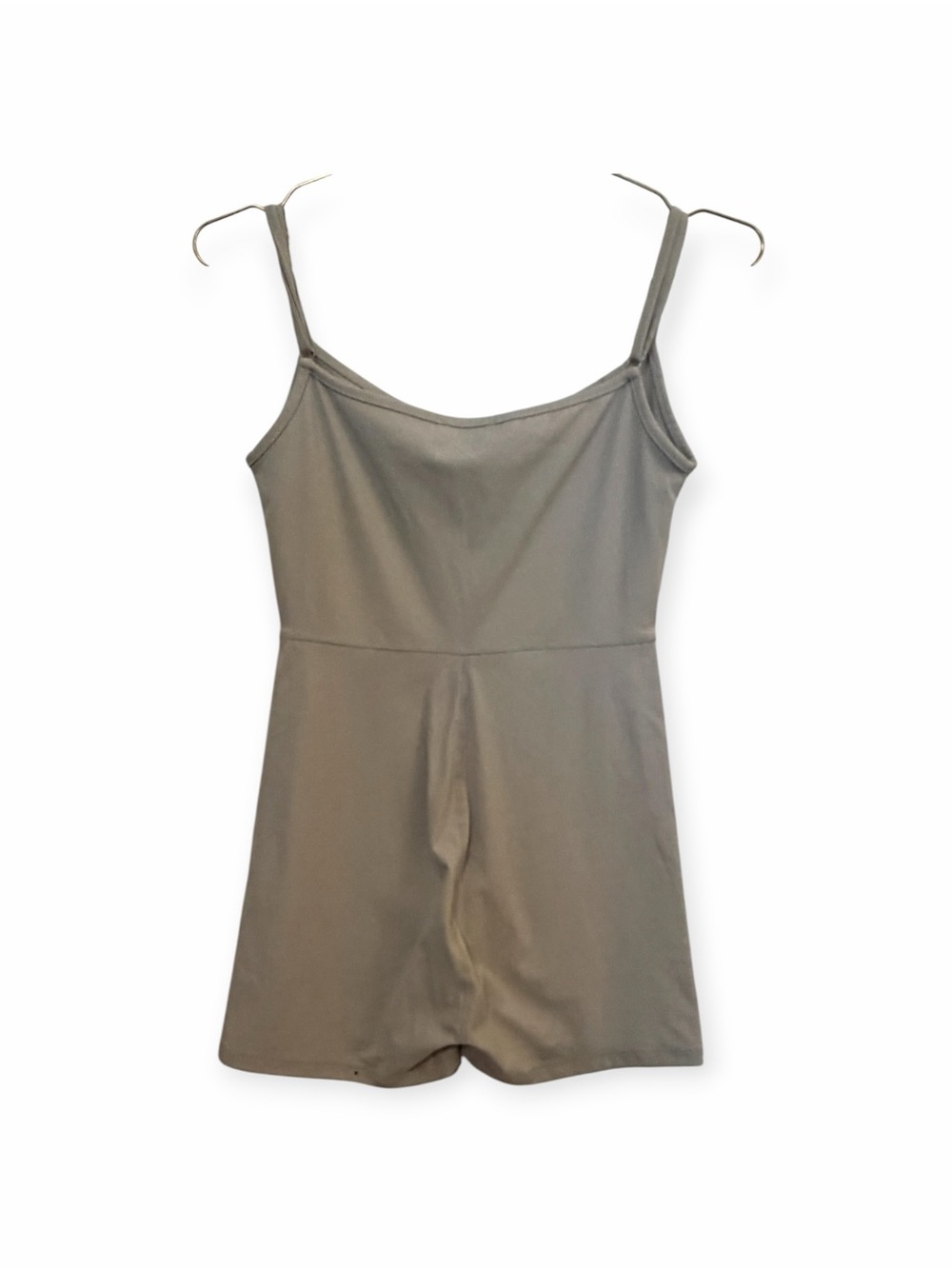 White Fox Vol. 3 Beige Cami Short Romper Size M NWOT